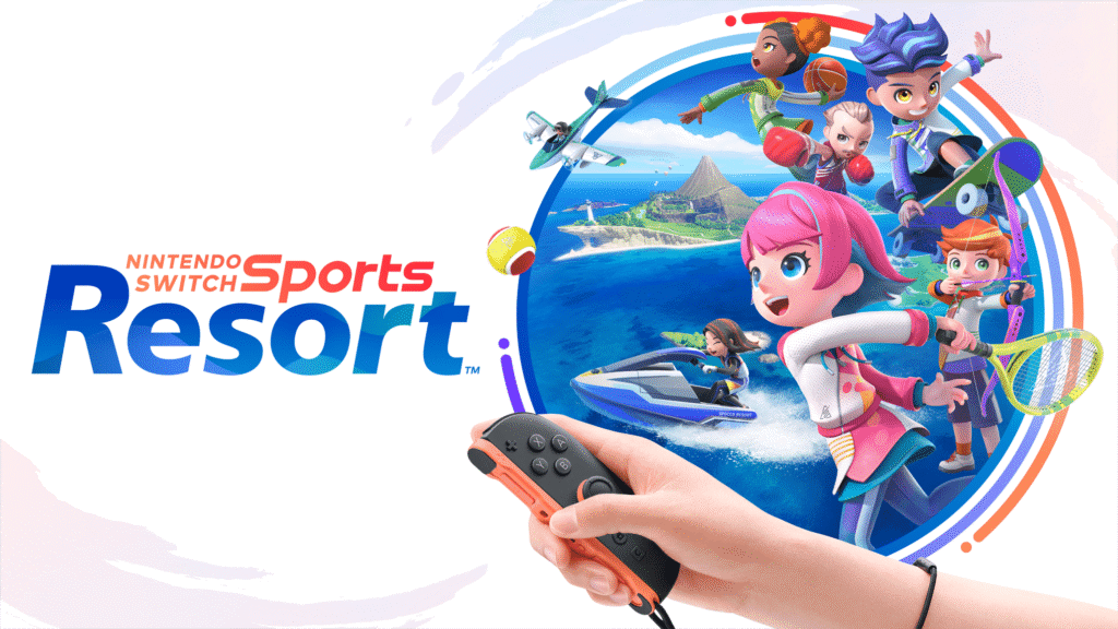 Nintendo Switch Sports Resort porta 12 sport motion-control su Switch 2