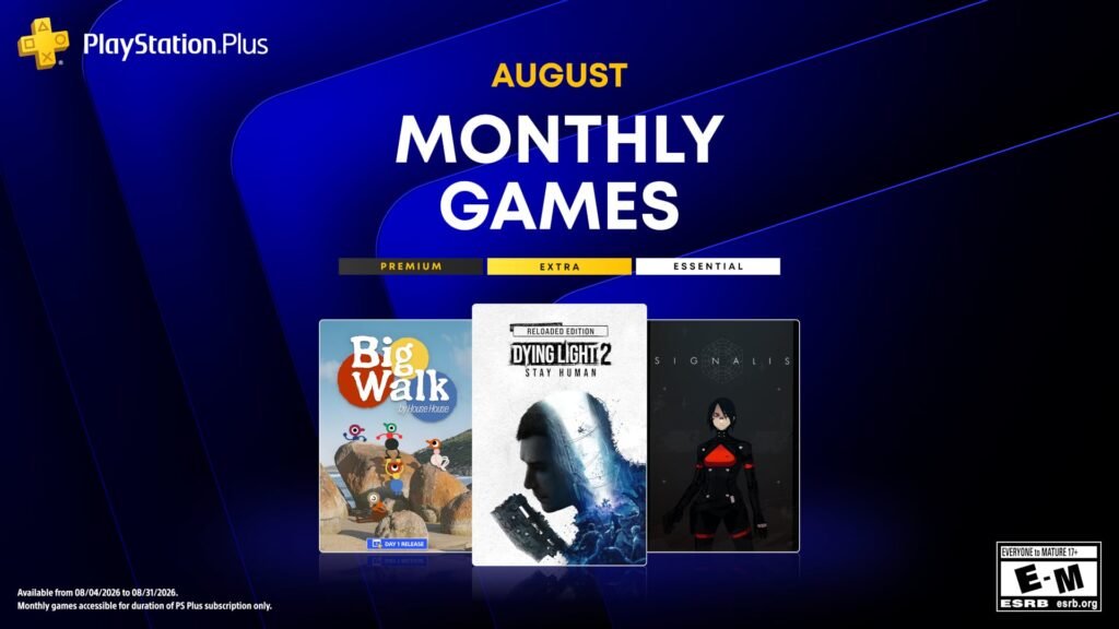 PlayStation Plus August Lineup Goes From Co-op to Zombies