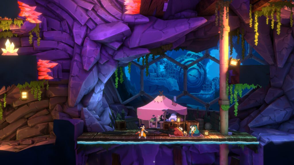 Akatori porta kung fu e parkour nel Metroidvania 2.5D
