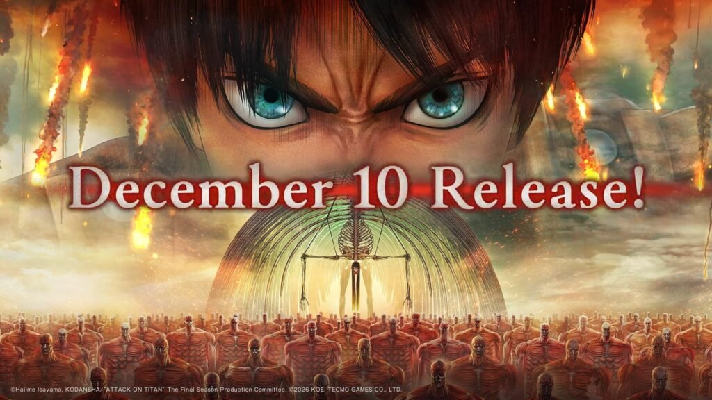 Attack on Titan 3 completes the saga on December 10