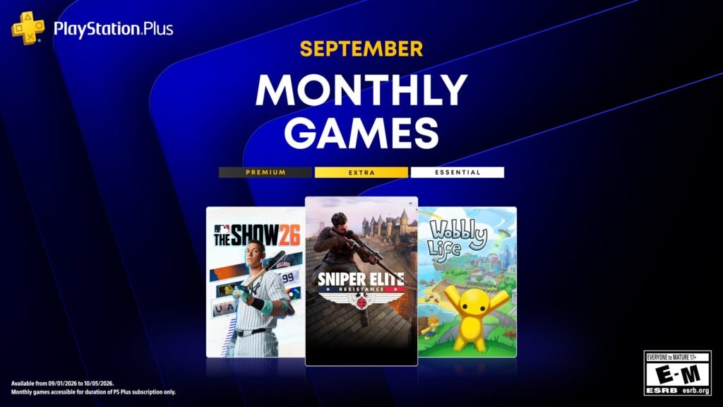 PS Plus di settembre 2026 tra stealth, baseball, sandbox e JRPG