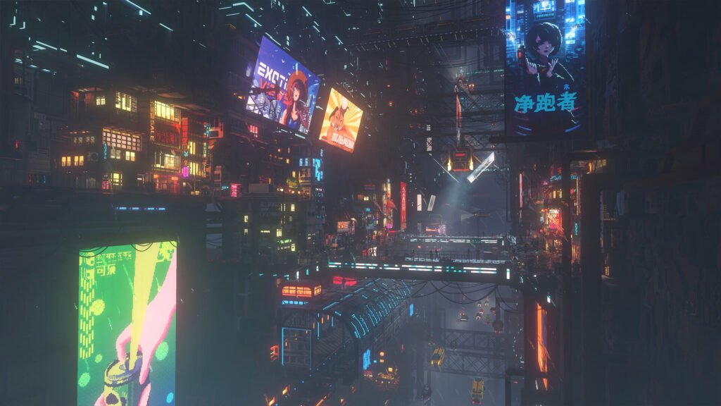 Nivalis Nights mostra la sua città cyberpunk in tre video