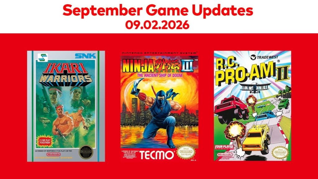 NES Nintendo Classics riscopre Ninja Gaiden III, R.C. Pro-Am II e Ikari Warriors
