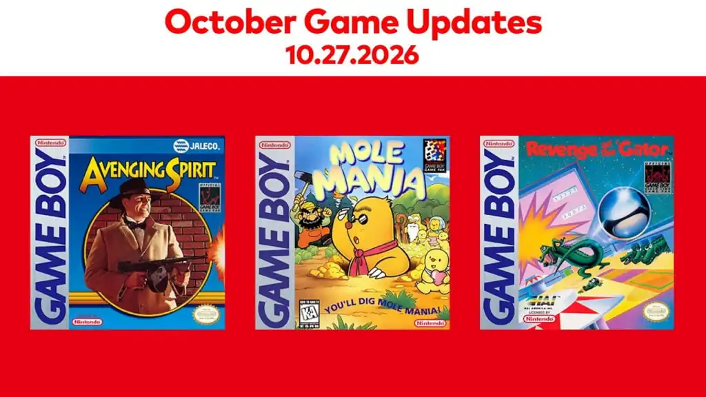 Nintendo Switch Online: tre classici Game Boy dal 27 ottobre